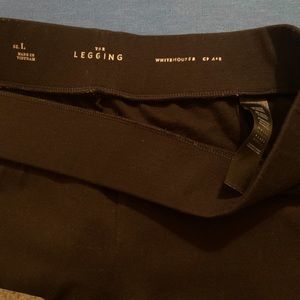 Straight leg black pants